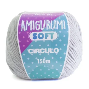 Fio Amigurumi Soft Circulo 150m Cor Fumaça_2198
