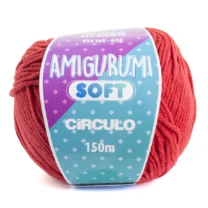 Fio Amigurumi Soft Circulo 150m Cor Batom_3588