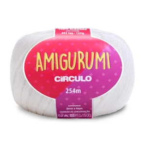 Fio Amigurumi Circulo 254m Cor Branco_8001