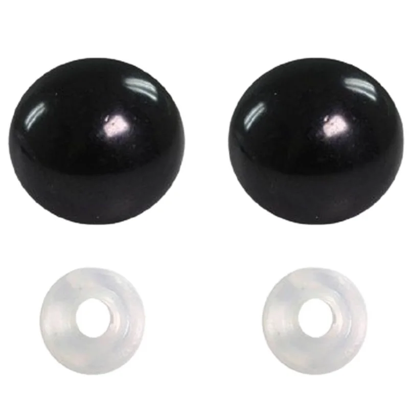 Olhos Para Amigurumi Círculo 10mm - Blister com 10 Pares - Imagem 2